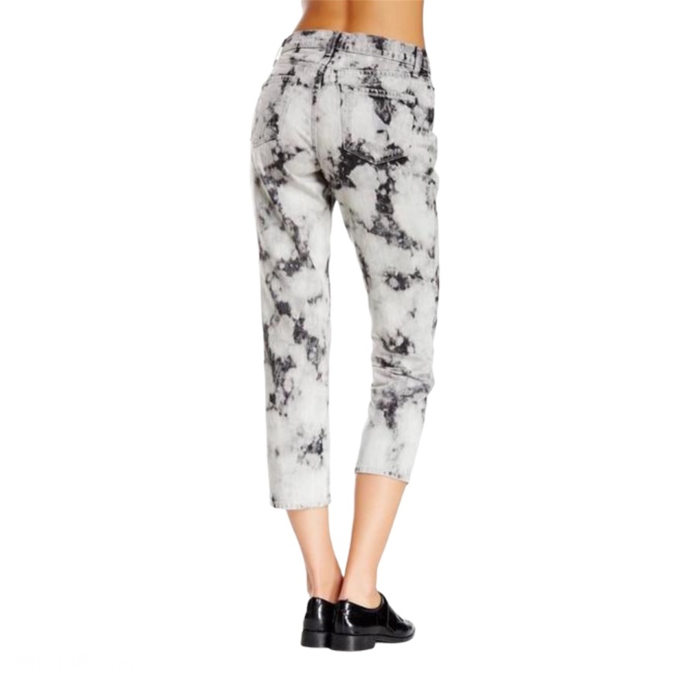 Aubrey Sonic Wash Midrise Straight Capri Jeans 26 - Picture 3 of 14